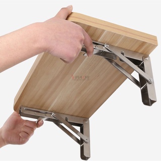Giá Đỡ, Bản Lề Gập Inox - Bản Lề Gập Thiết Kế Giá Kệ Để Đồ Gập Treo Tường, Bàn Làm Việc