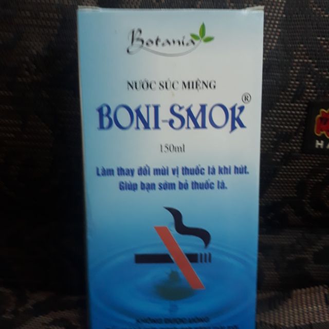 Nước súc miệng cai thuốc lá BONI- SMOK 150ml