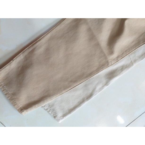 Quần baggy chất liệu kaki dày dặn
