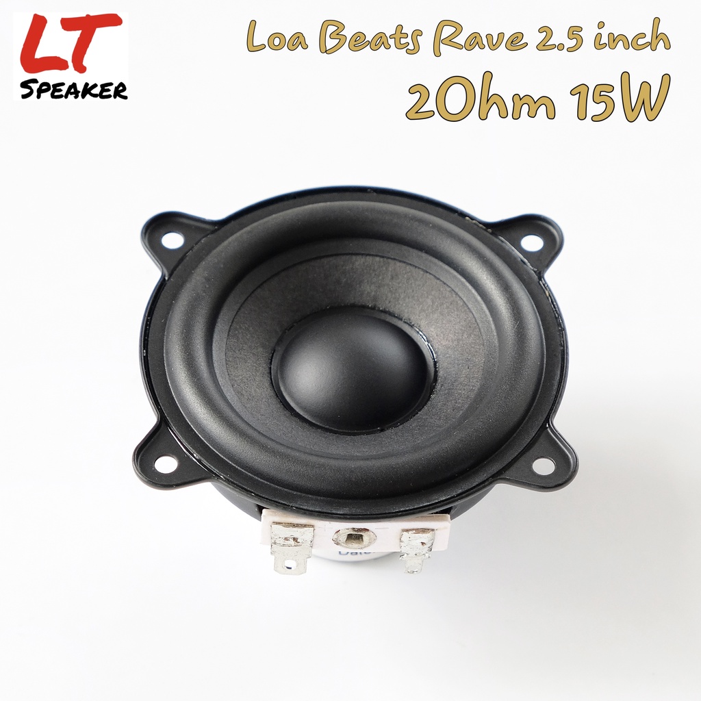 Loa toàn dải Beat Rave 2.5 inch 15W 2Ohm - Dùng cho loa Beats Pill XL