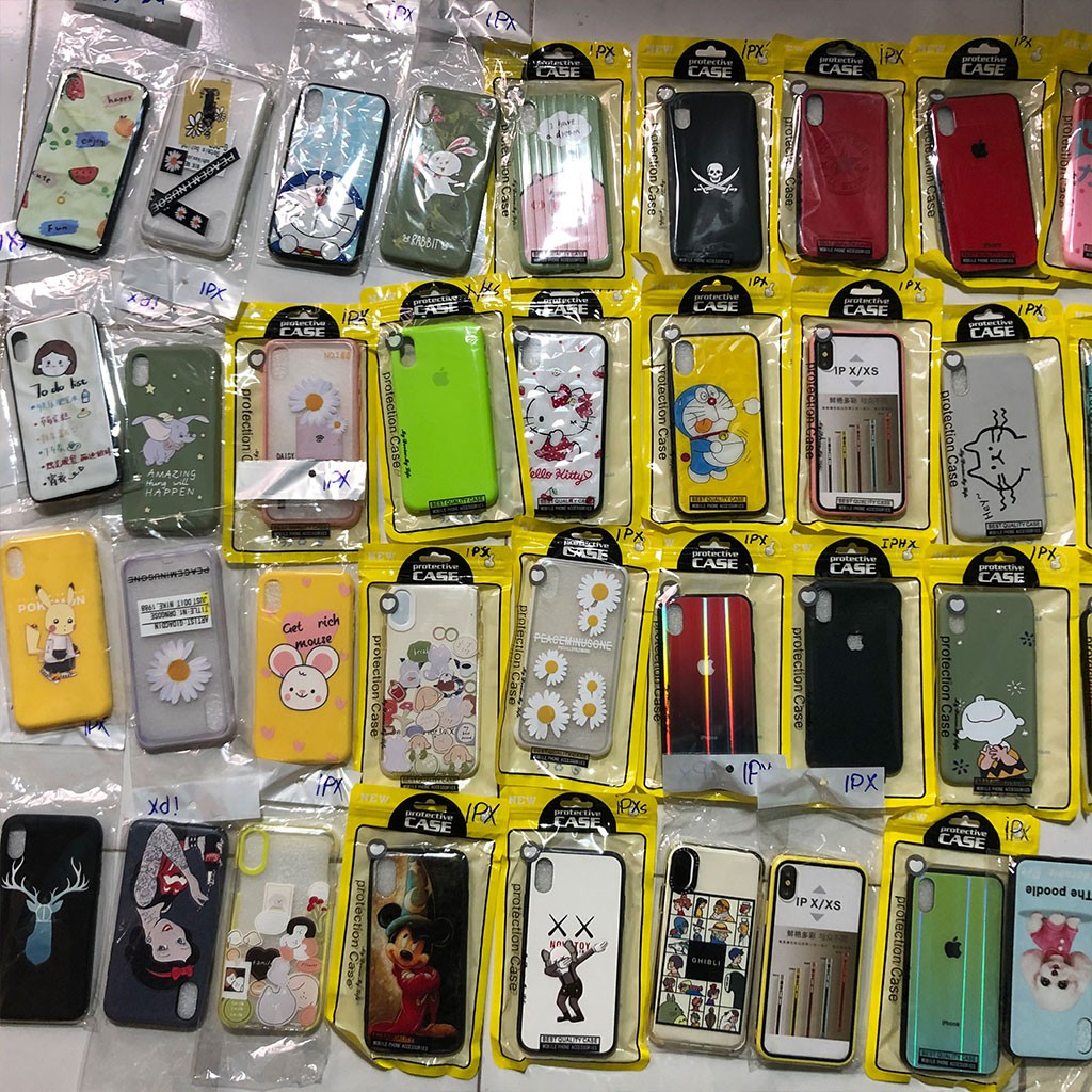 [Được chọn mẫu] Ôp lưng iPhone Xs / X -Tráng gương,Chống bẩn, IDM in hình Cute- Số lượng có hạn