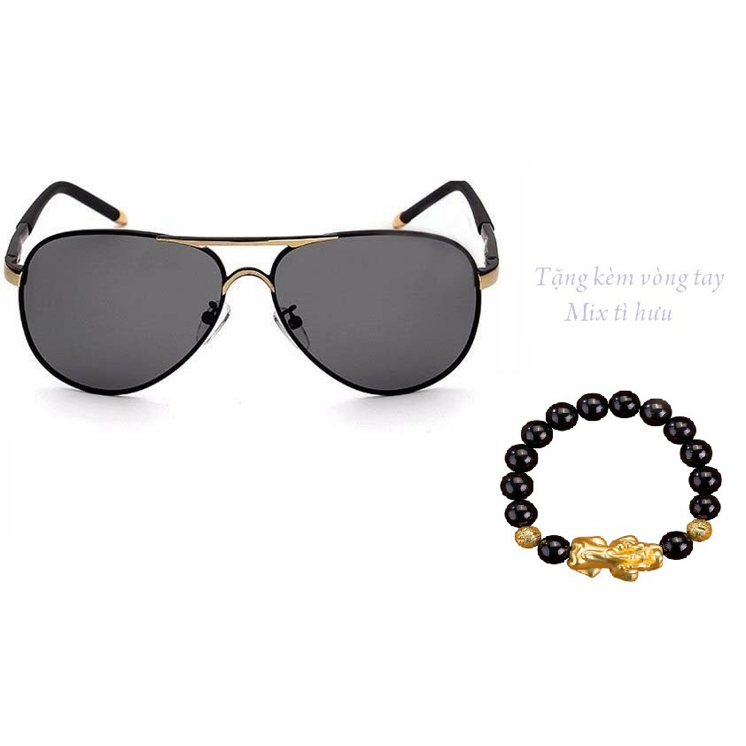 MẮT KÍNH NAM CAO CẤP P8503 FULL BOX + Tặng Kèm Vòng Tay Mix Tì Hưu Sang Trọng 2020 | BigBuy360 - bigbuy360.vn