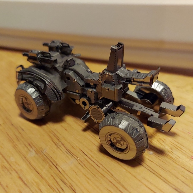 Mô Hình 3D Kim Loại Xe UNSC Gungoose Trong Series HALO