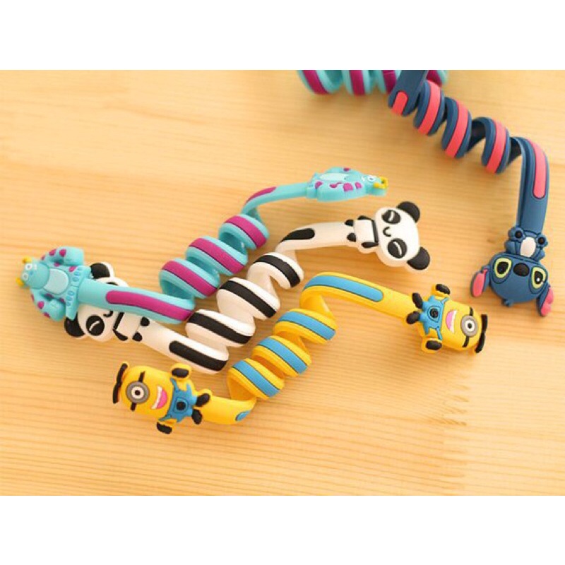 Dây quấn tai nghe, dây sạc điện thoại hình thú cute