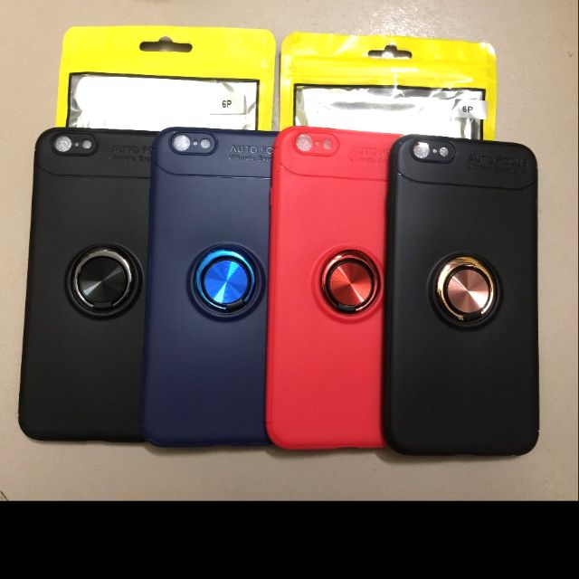 Ốp dẻo Ịhone 6Plus/ 6S Plus hiệu Auto focus kiêm nhẫn iring và hít nam châm
