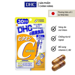 Viên uống bổ sung vitamin c DHC Nhật Bản đẹp da, mờ thâm, sáng da, trẻ hóa gói 60v