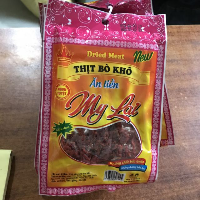 Combo 10 gói bò khô cay