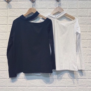 [Kèm ảnh thật] Áo choker lệch vai