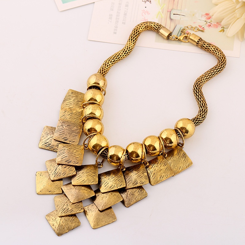 Kiềng cổ, vòng cổ phụ kiện đôn hoàng phong cách boho, Mông Cổ - Tây Tạng