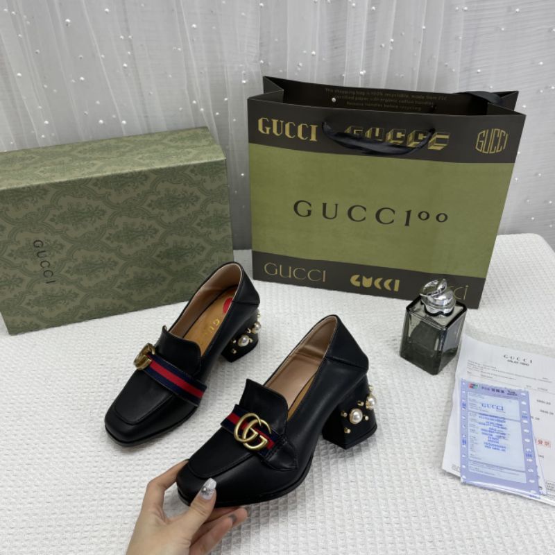 X Giày Cao Gót 7p Gc Gót Ngọc Da Mềm Êm Fullbox Bill Túi Cao Cấp