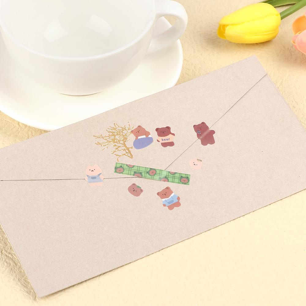 Bộ 2 Tấm Sticker Hoạt Hình Đáng Yêu Dán Trang Trí Nhật Ký