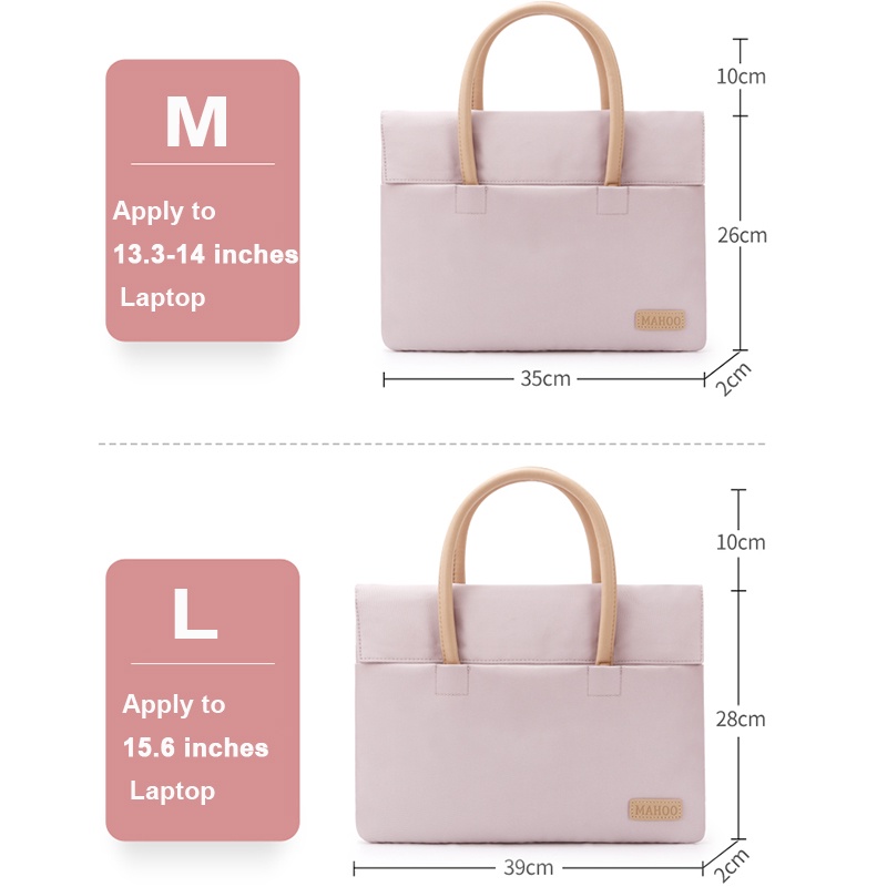 Túi đựng máy tính xách tay Evertoner siêu nhẹ thiết kế cổ điển 15.6 inch 13.3-14 inch
