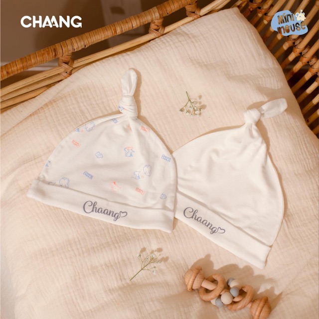 Set 2 mũ sơ sinh chuột Chaang