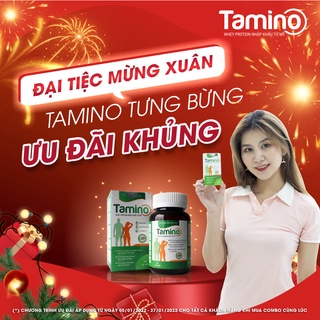 1 Hộp Viên Uống Tăng Cân TAMINO - Bổ Sung Hợp Chất Whey Protein từ Mỹ