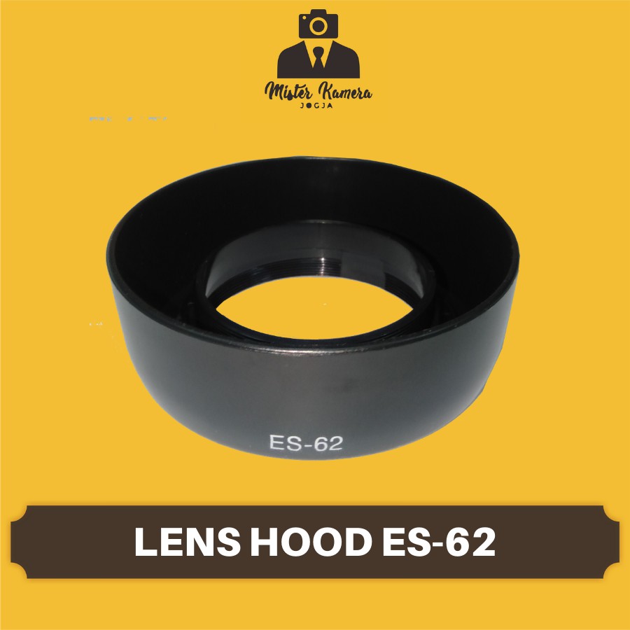 Loa Che Nắng Es-62 Cho Ống Kính Máy Ảnh Canon New Ef Ii Lens 50 mm Lock 8 F / 1 Bayonet Twist Hood Es62