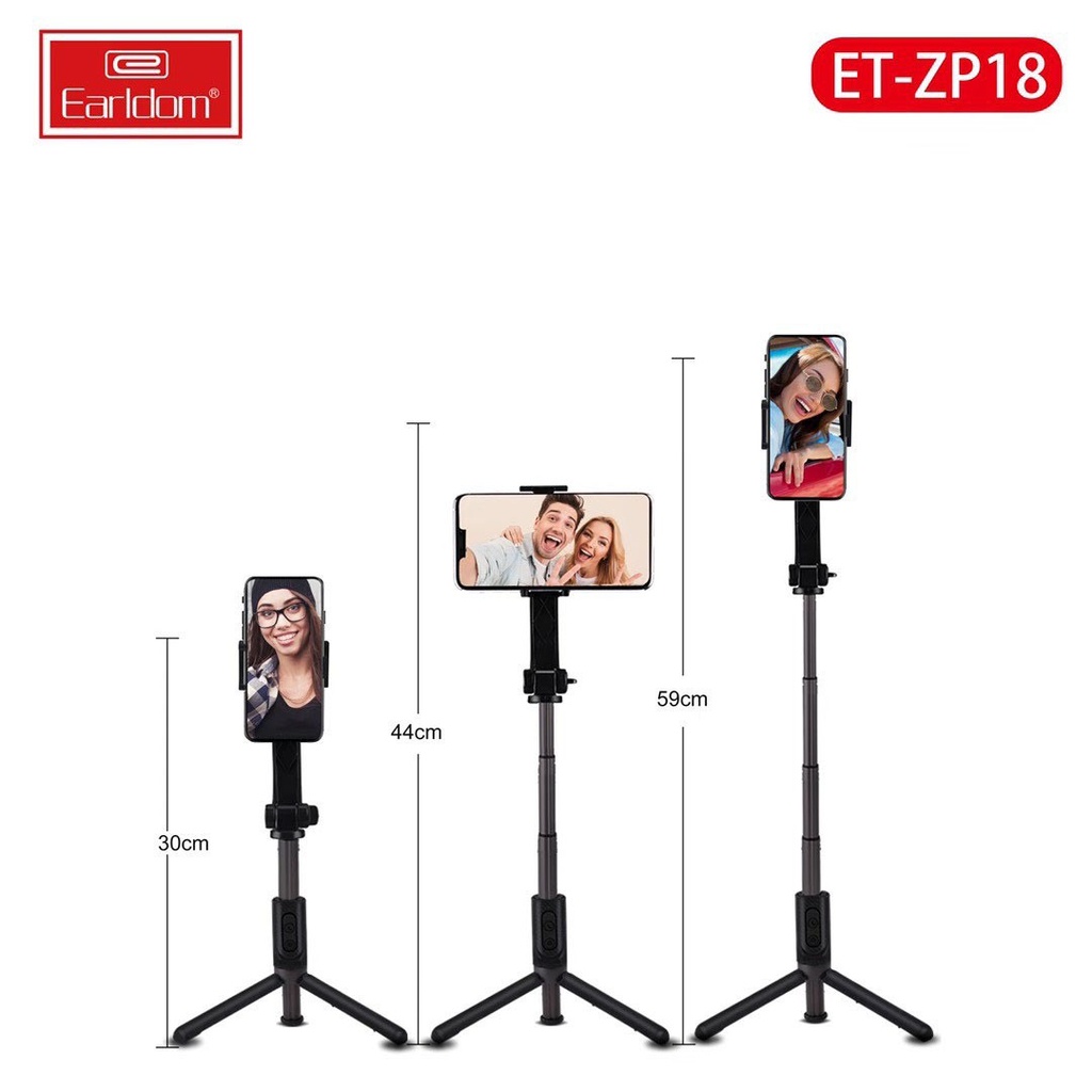 [Mã BMBAU300 giảm 10% đơn 499K] Gậy Chụp Ảnh Chống Rung Earldom ZP - 18 (Gimbal)