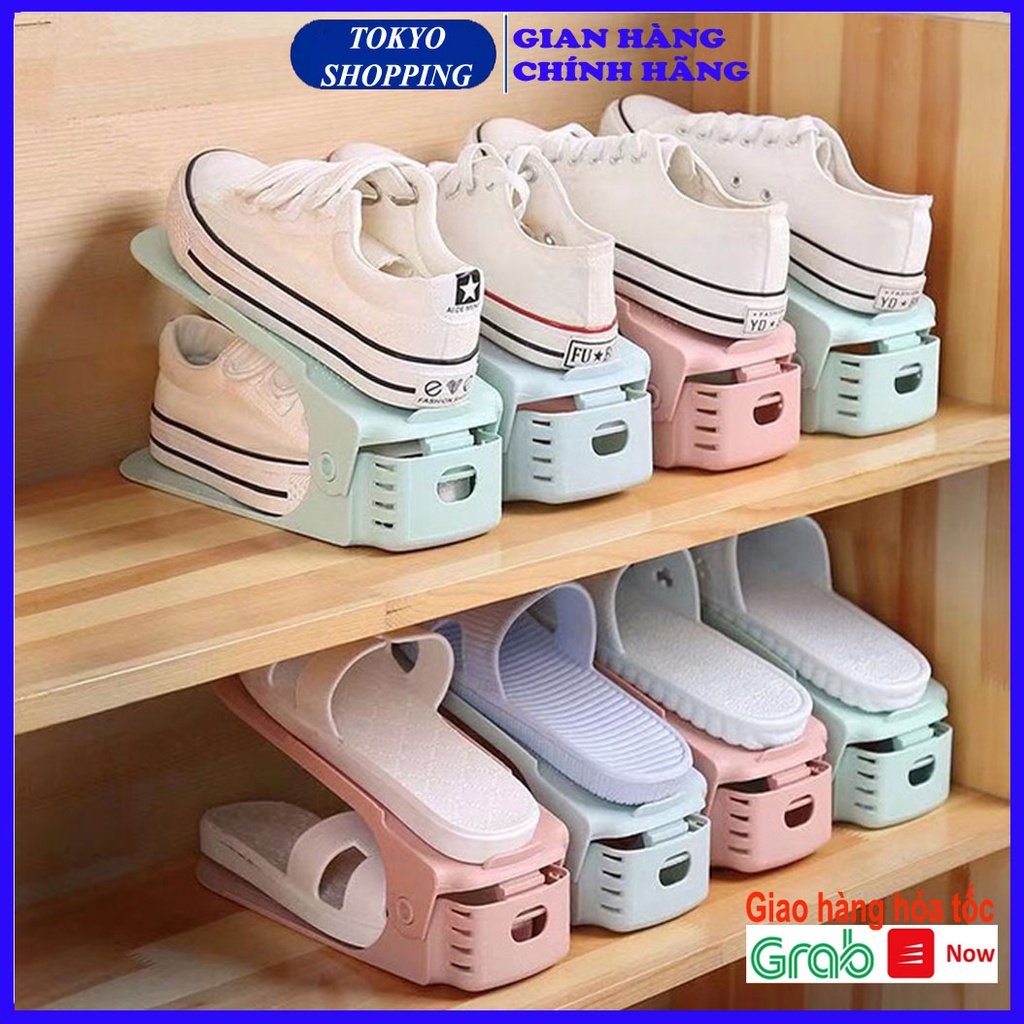 Kệ để giày dép cất gọn bằng nhựa tiết kiệm diện tích