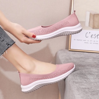 Giày slip on lưới