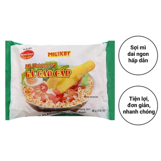 Thùng 30 gói Mì gà Miliket
