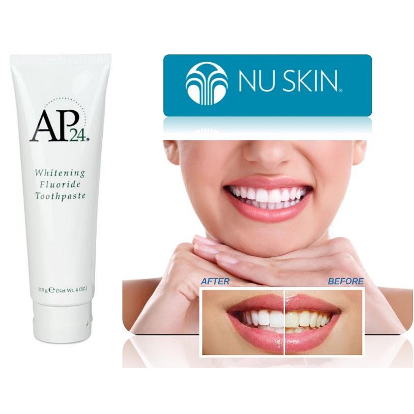 Kem đánh răng Nuskin AP24 Whitening Fluoride Toothpaste 110g‎