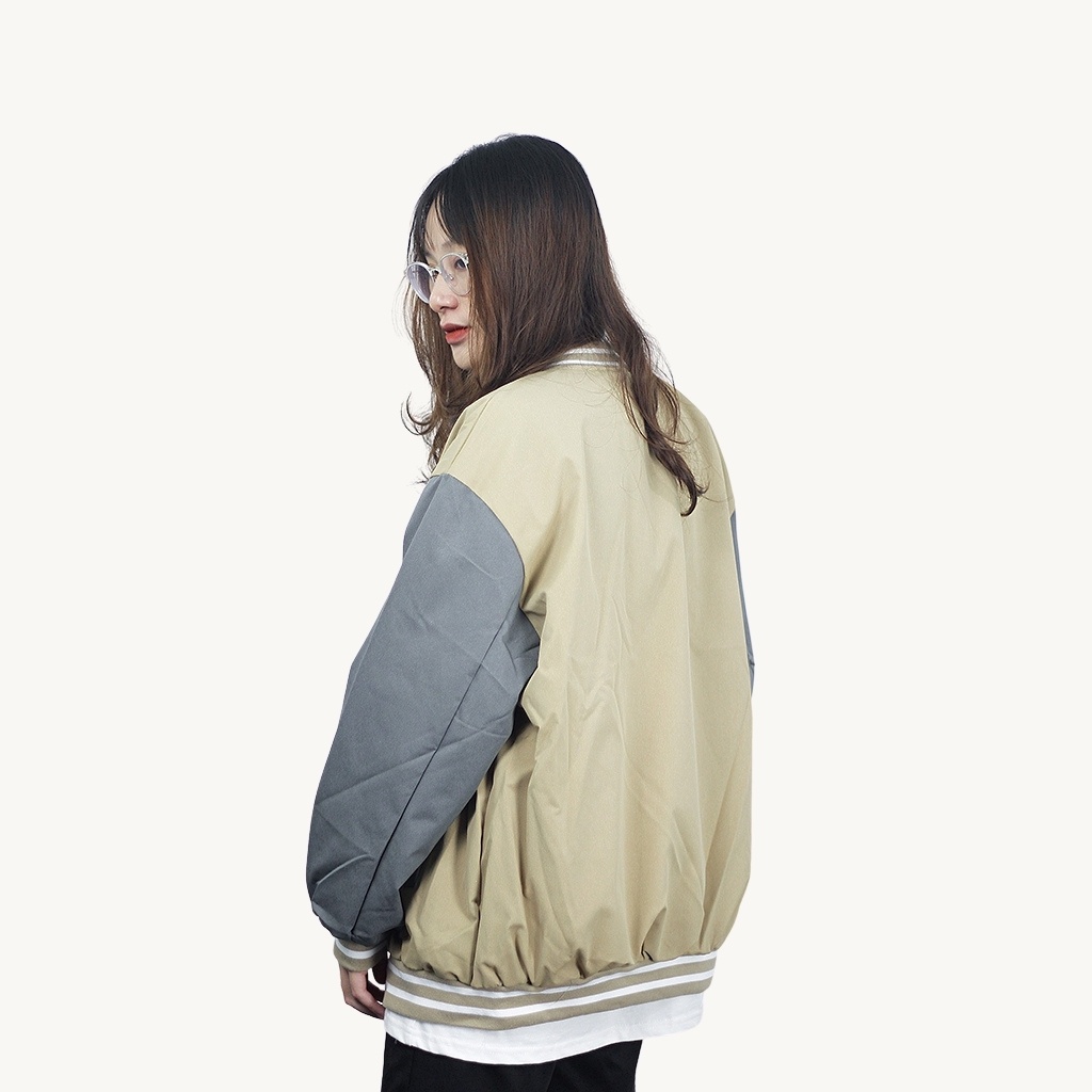 Áo Bomber Jacket Dù 2 Lớp Unisex Nam Nữ Lim DR (Ảnh Thật/Có sẵn)