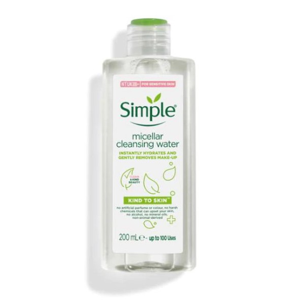 Nước tẩy trang Simple Kind to Skin Micellar Cleansing Water 200ml