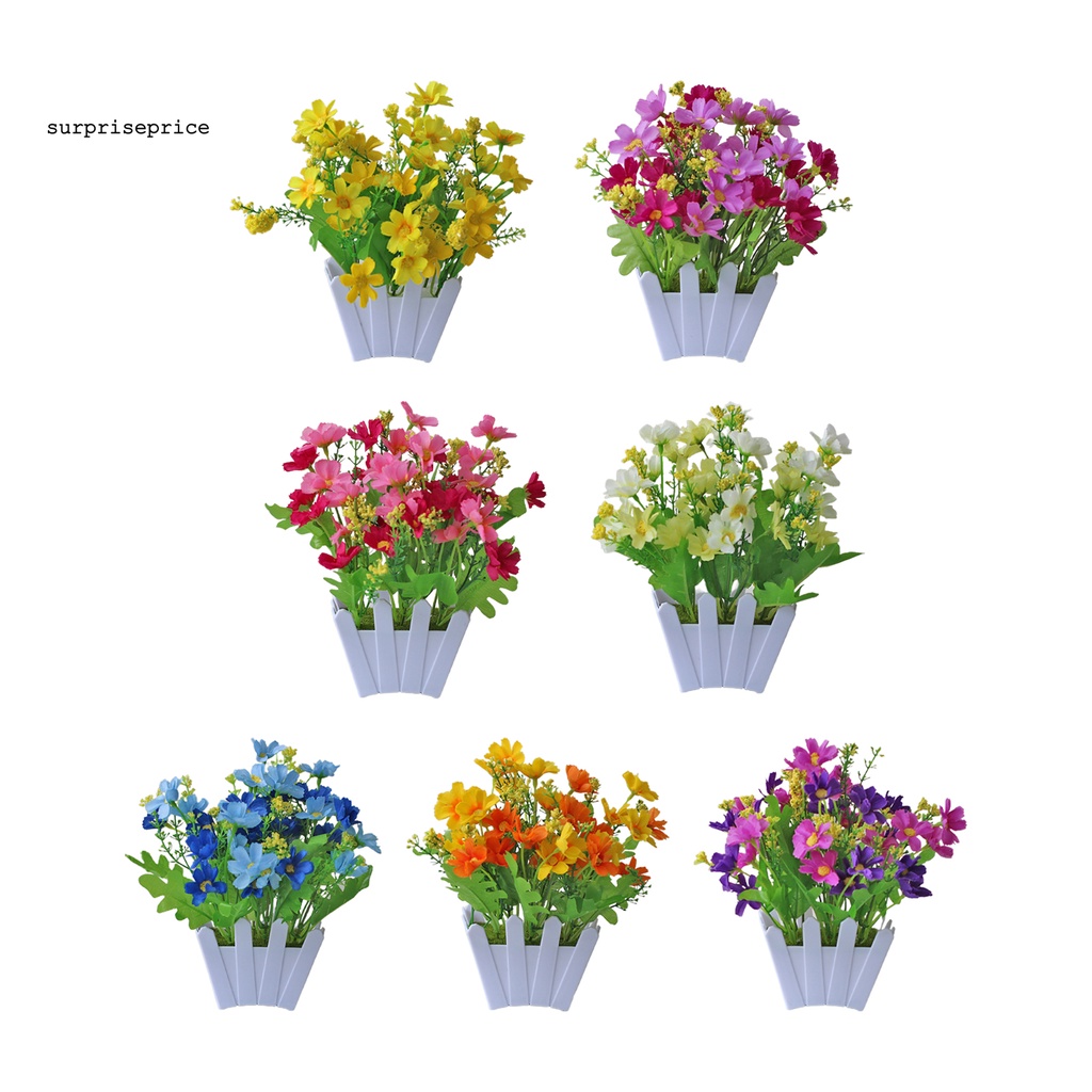 Hoa giả chịu thời tiết bằng nhựa trang trí ban công