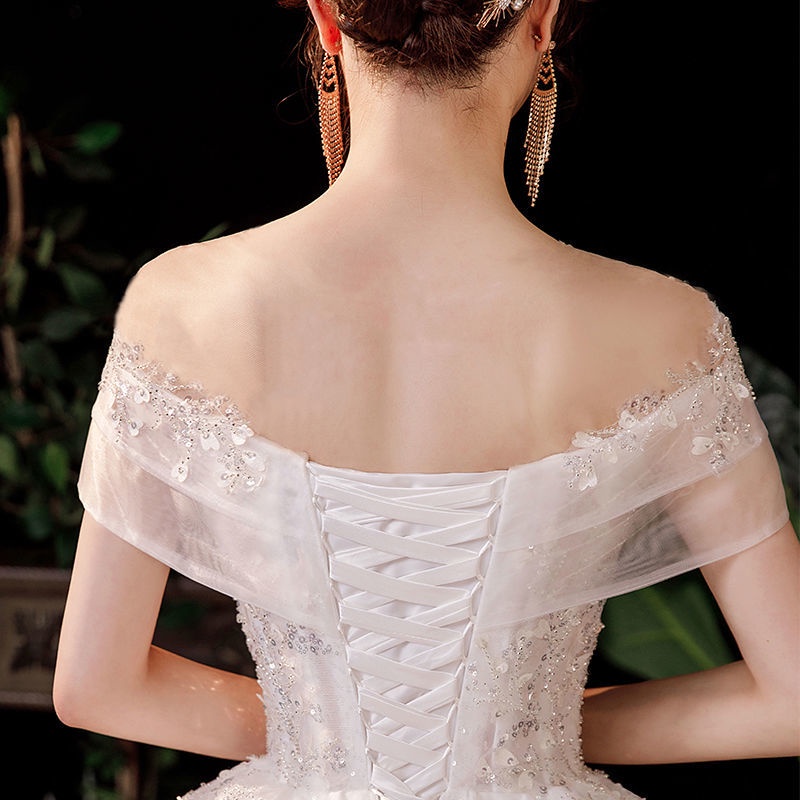 Váy Cưới Nhẹ Nhàng Phong Cách Mori Pháp 2023 Mới