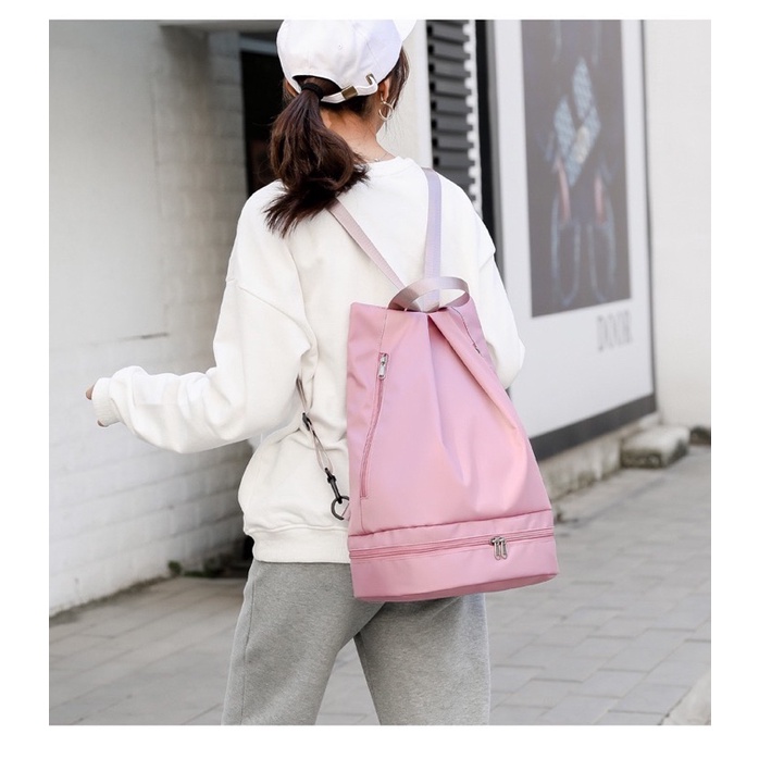 Balo thể thao chống nước nam nữ, có ngăn đựng giày riêng