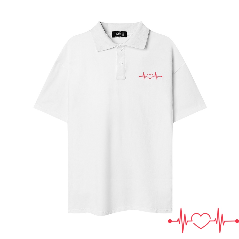 Áo Polo Nam MYO In Hình Heart