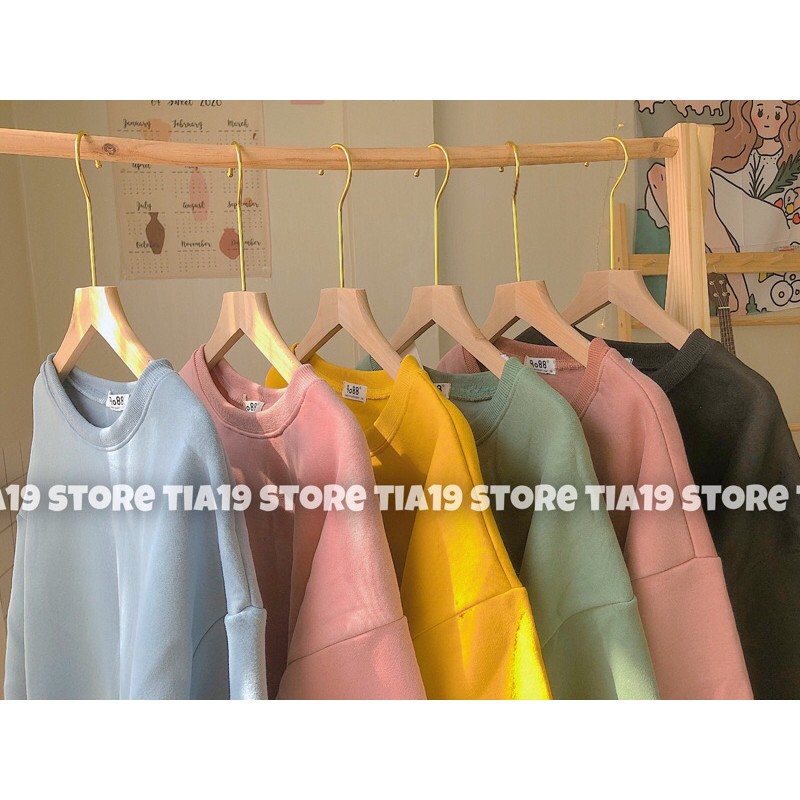ÁO SWEATER NỈ BÔNG LOẠI 1 FORM TO ( ẢNH THẬT)