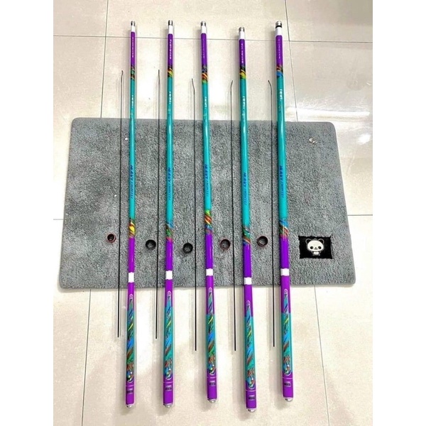Cần câu tay Ngũ Sắc 5H28 tặng kèm 1 đọt phụ và nhẫn cao cấp