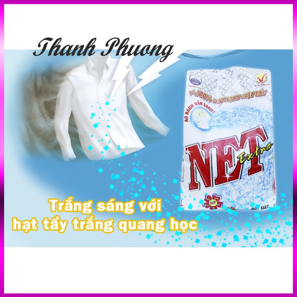 [ Sale99a ] [QUÀ] Bột giặt Net Extra 6kg TẶNG 10 móc áo em bé sln