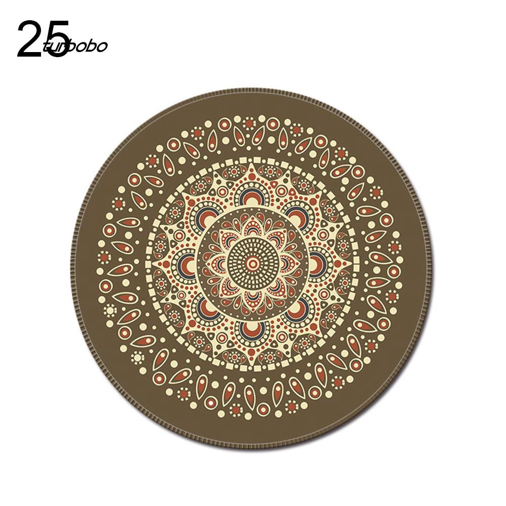 Miếng lót chuột máy tính hình tròn họa tiết 3D độc đáo