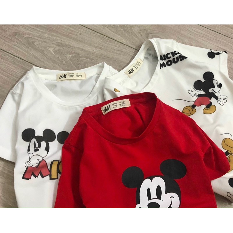 Áo cộc mickey HM 1-10Y (có ảnh thật)