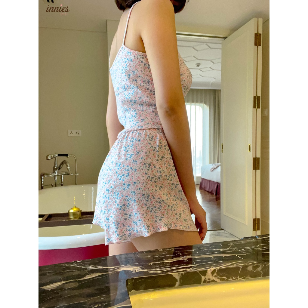 Bộ 2 dây cánh tiên nhỏ cho nữ cao cấp, tone màu pastel dễ thương, chất vải thun rib co giãn &amp; đàn hồi tốt Innies