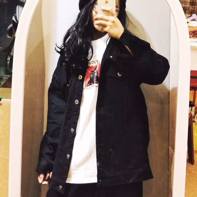 [Đủ Size S,M,L,XL ] Áo khoác jeans đen nam nữ | BigBuy360 - bigbuy360.vn