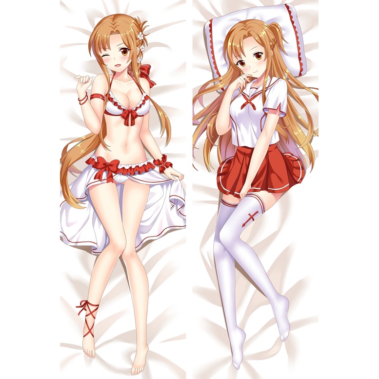 Vỏ Gối In Hình Nhân Vật Anime Sword Art Online 60x180cm