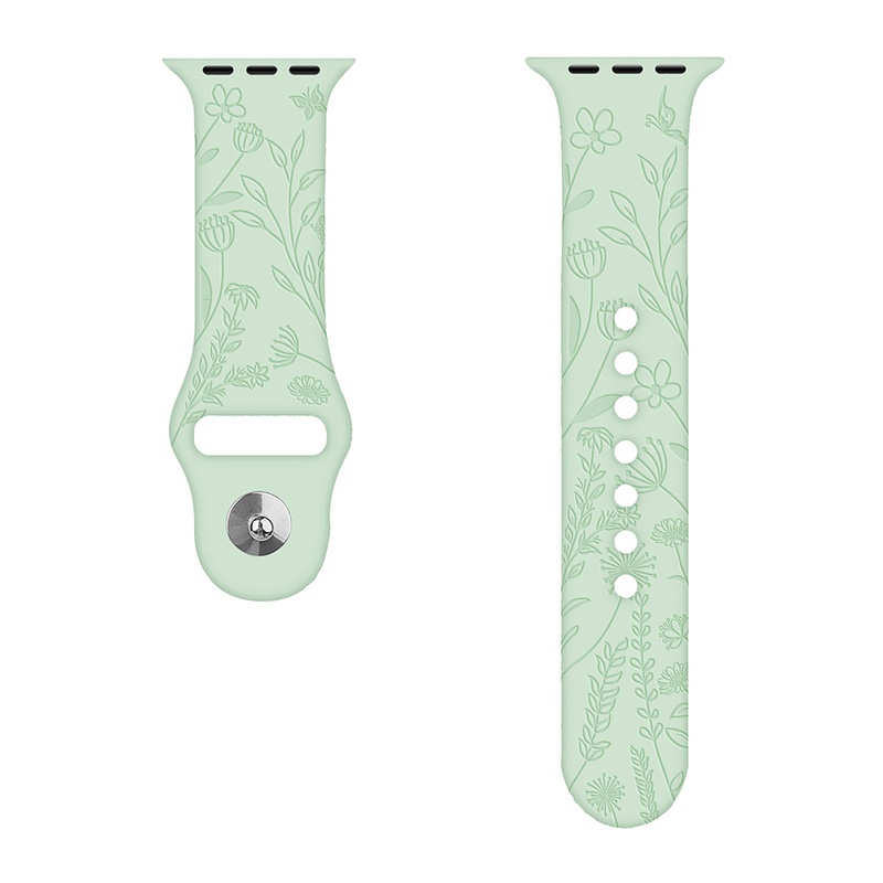 Dây Đeo Đồng Hồ Apple Watch 7 6 SE 5 4 3 2 40mm 44mm 38mm 42mm 45mm 41mm Hình Bướm 3D