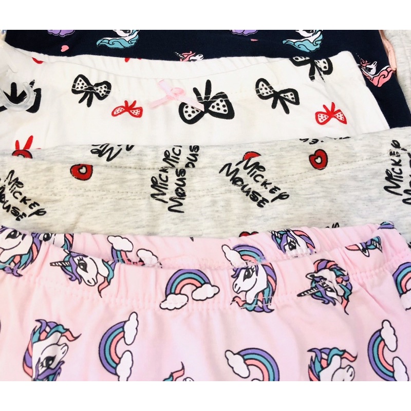 Set 3 quần chip đùi bé gái HM