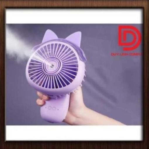 phamthuhang 0 Quạt cầm tay phun sương mini tích hợp pin sạc dự phòng A99.