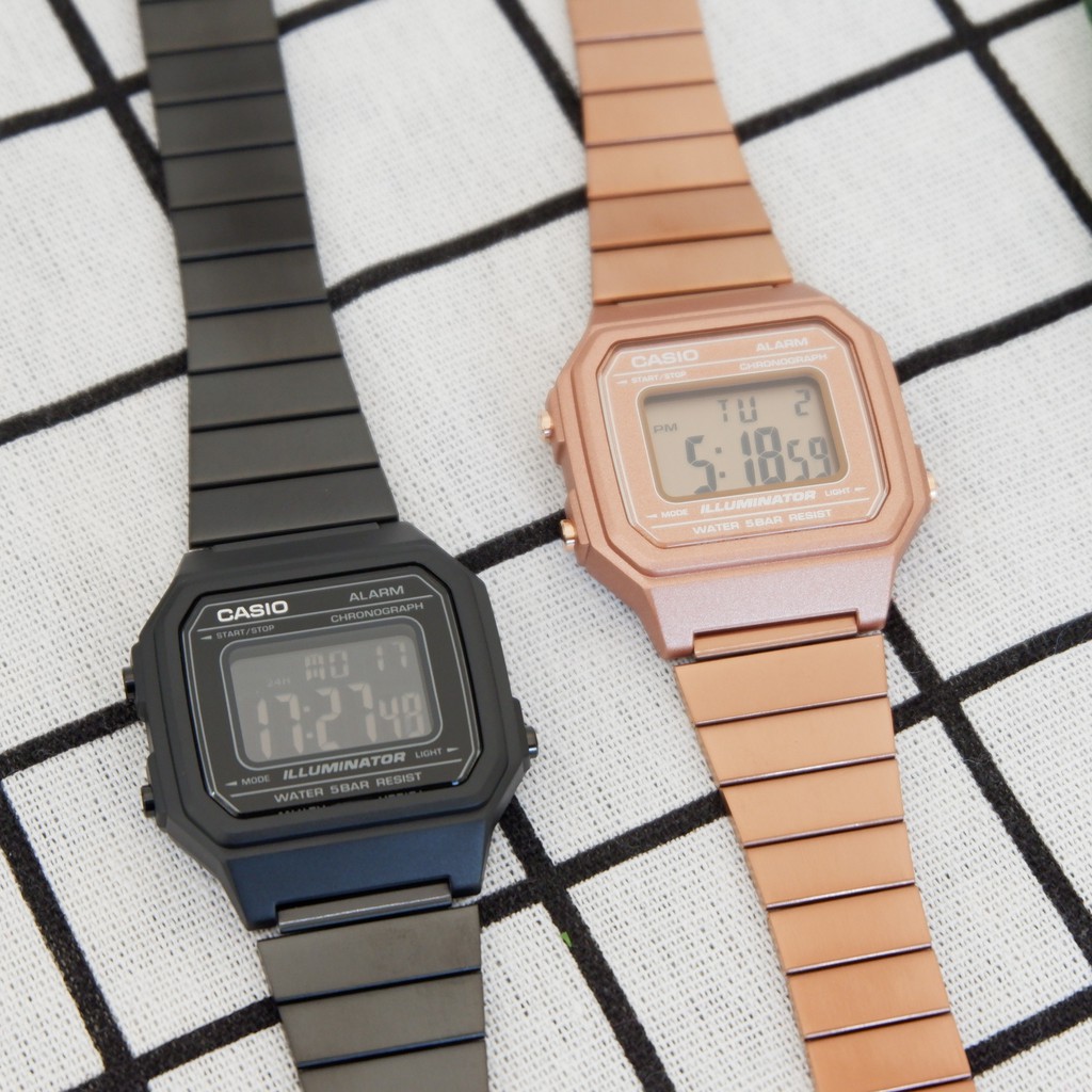 [ ĐỒNG HỒ ĐÔI 💖 ] Casio B650 Rose + Casio B650 Black 💖 𝓢𝓲ê𝓾 𝓗𝓸𝓽💖 Cam Kết Hàng Chính Hãng ⚡ Pin 7 năm⚡