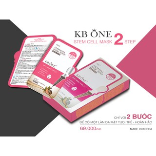 [Chính hãng] Mặt Nạ STEM CELL MASK 2STEP Hàn Quốc