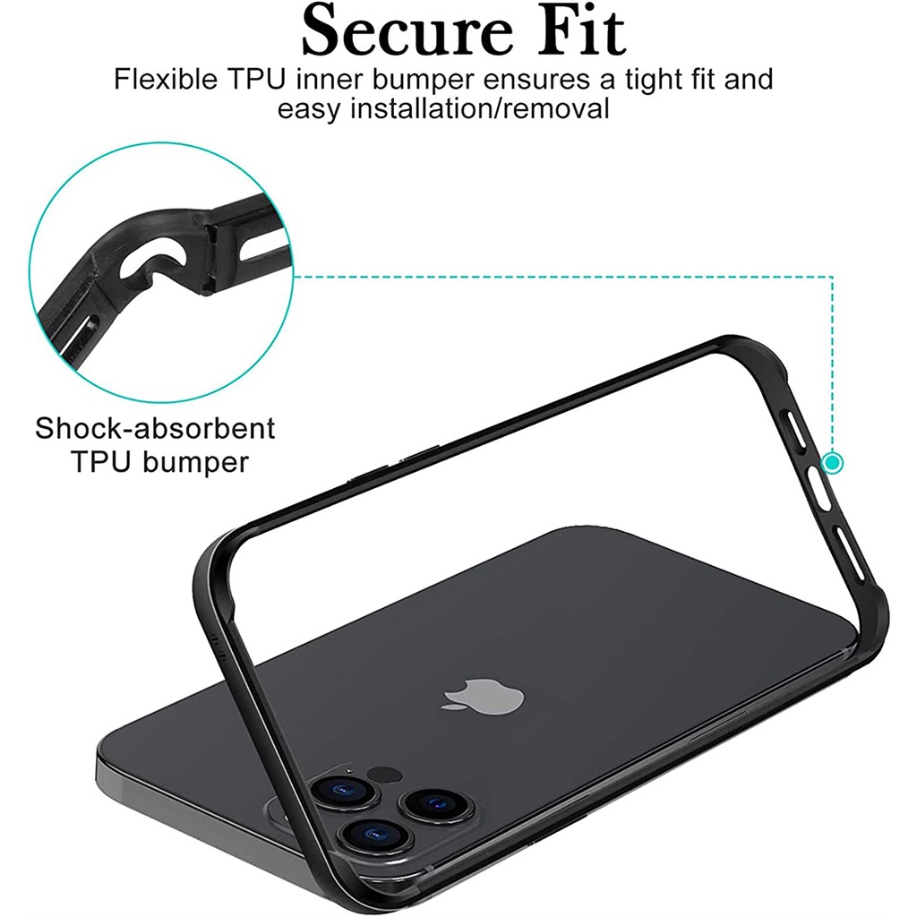Ốp Điện Thoại Armor Viền Nhôm Mềm Có Thanh Đỡ Bảo Vệ Cho iPhone 14 Pro Max 14 Plus 13 Pro Max