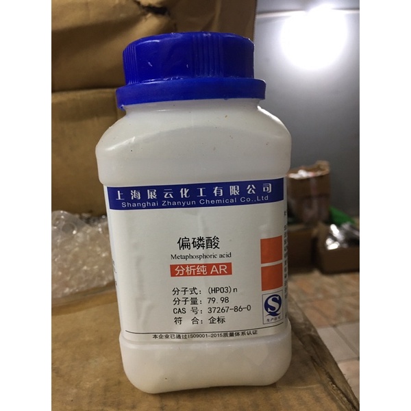 Hoá chất meta-Phosphoric acid ACS CAS 37267-86-0; chai 500g