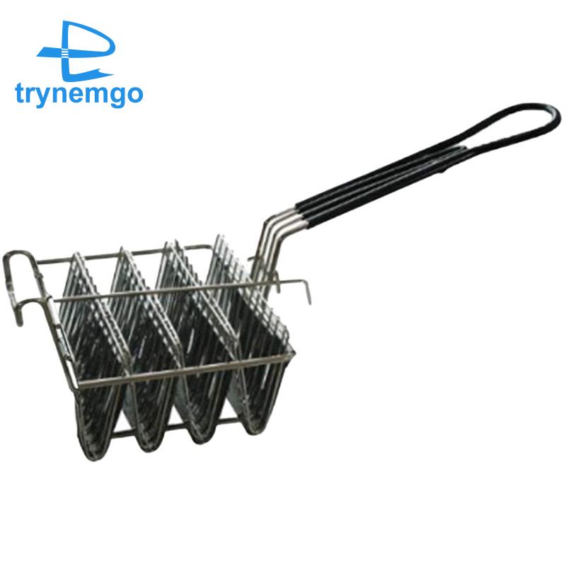 Bộ Nồi Chiên Taco Vỏ Taco Kèm 4 Nắp Đậy Và Tay Cầm Đứng