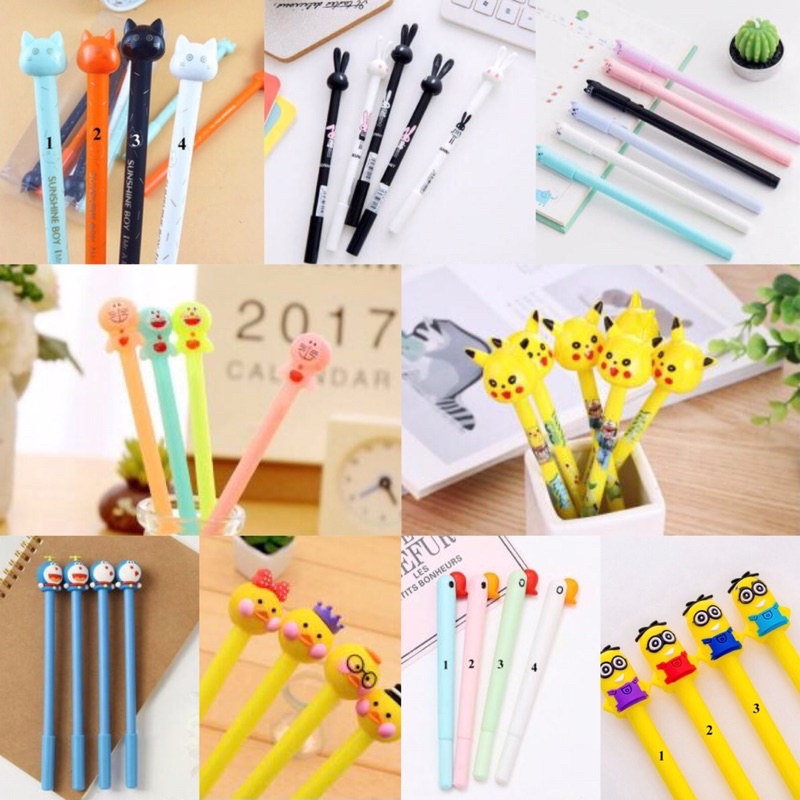 Sỉ 100 bút cute mix nhiều mẫu