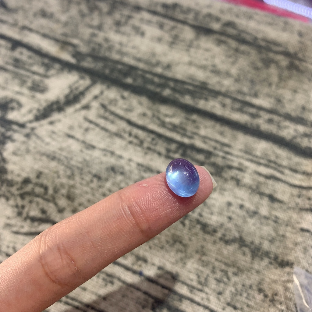 Mặt Đá Aquamarine Thiên Nhiên Size 6x8mm và 8x10mm