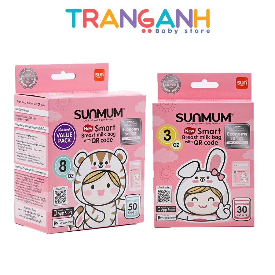Túi trữ sữa Sunmum Thái Lan