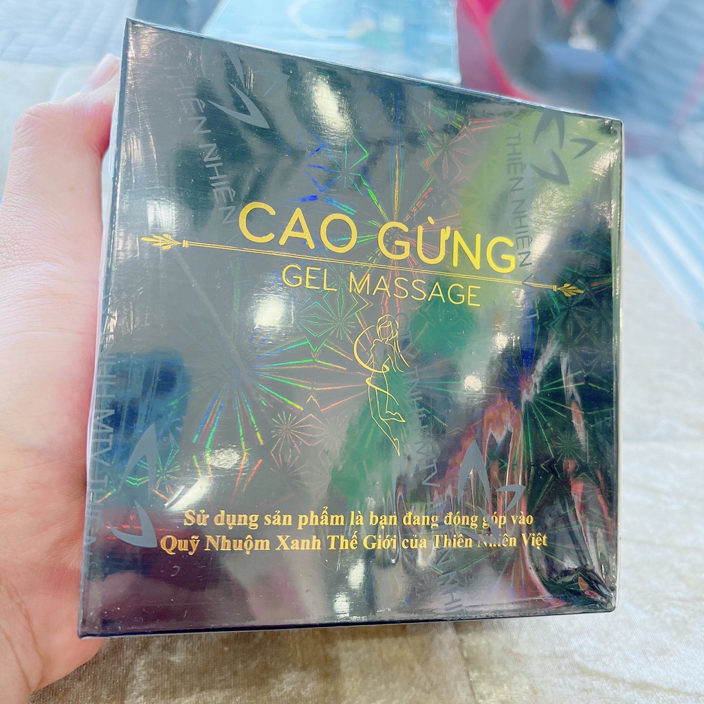 Gel Massage Cao Gừng Tan Mỡ Thiên Nhiên Việt Eo Thon Dáng Gọn 250g - Chính Hãng